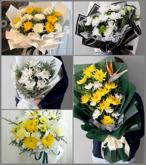 山西运城芮城县风陵渡镇古伦村白事花束代送